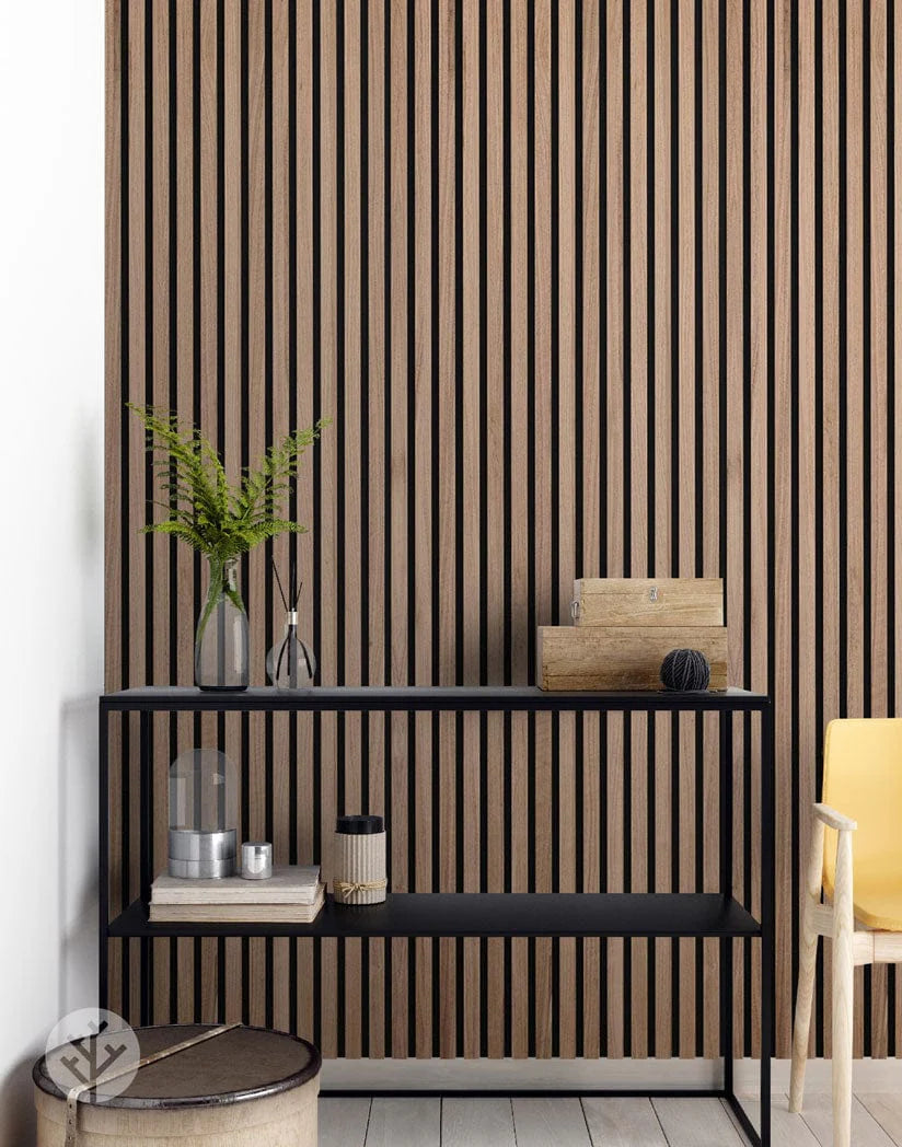 Luxury American Oak Acoustic Slat Wood Wall Panels