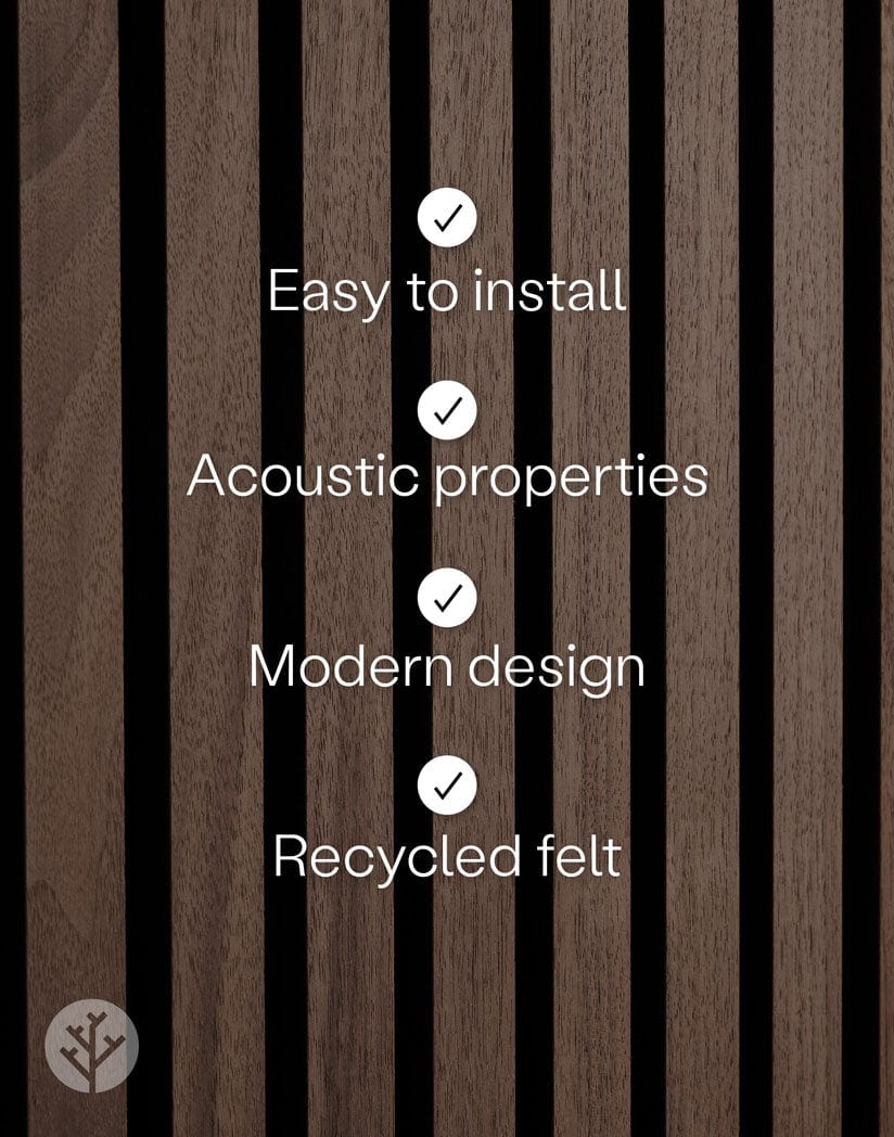 Luxury American Oak Acoustic Slat Wood Wall Panels