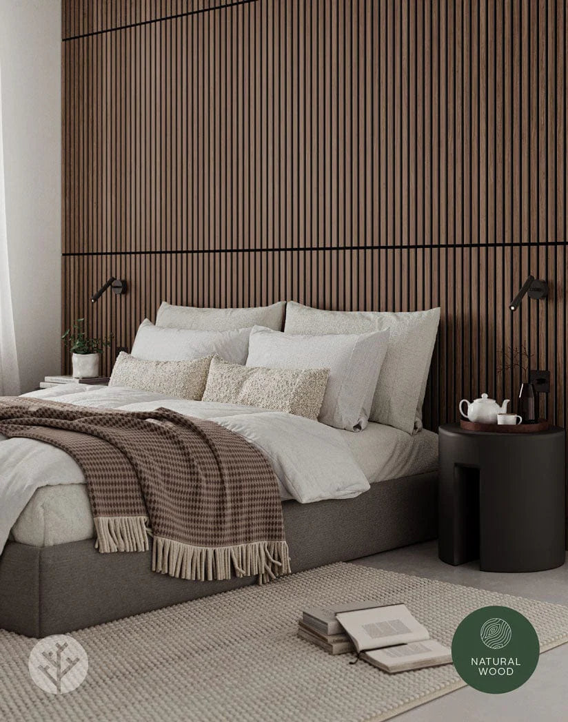 Luxury American Oak Acoustic Slat Wood Wall Panels