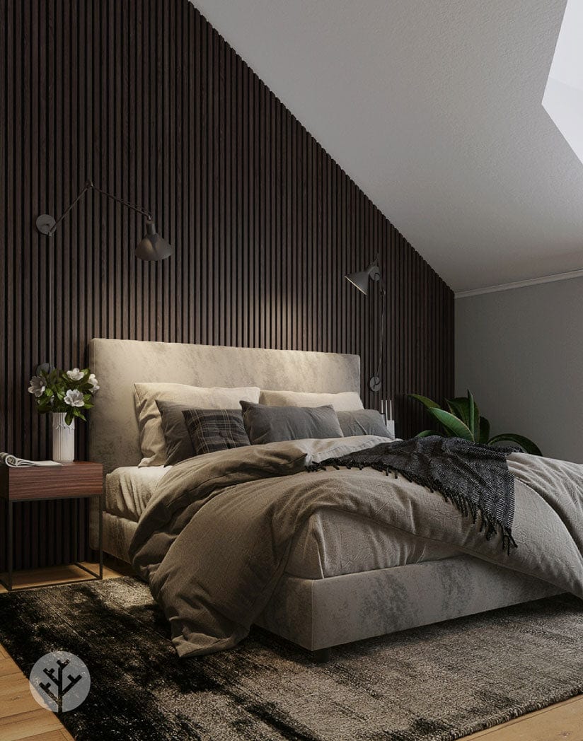 Luxury American Oak Acoustic Slat Wood Wall Panels