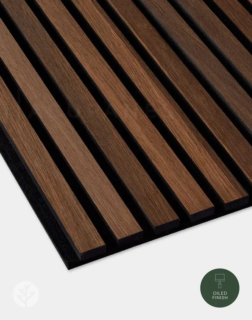 Luxury American Oak Acoustic Slat Wood Wall Panels