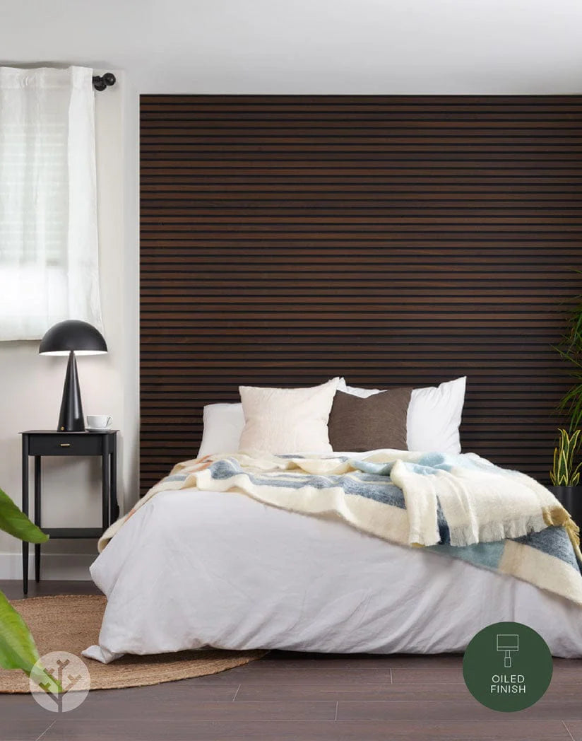 Luxury American Oak Acoustic Slat Wood Wall Panels