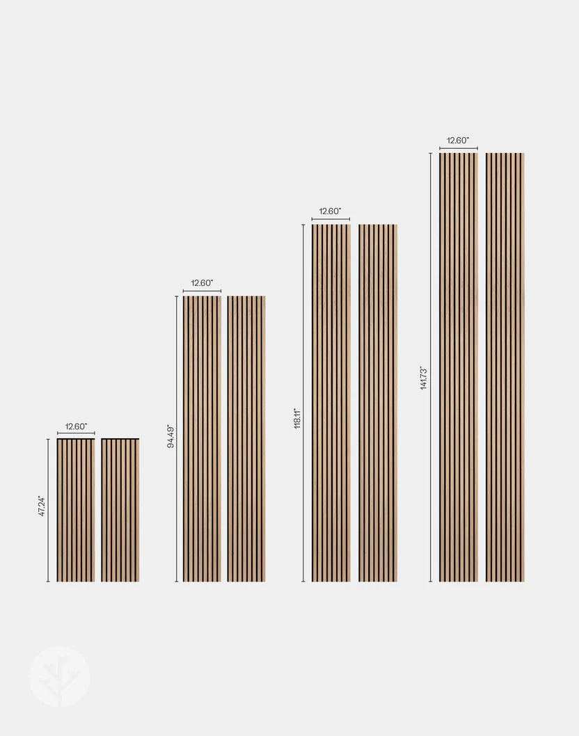 Luxury American Oak Acoustic Slat Wood Wall Panels