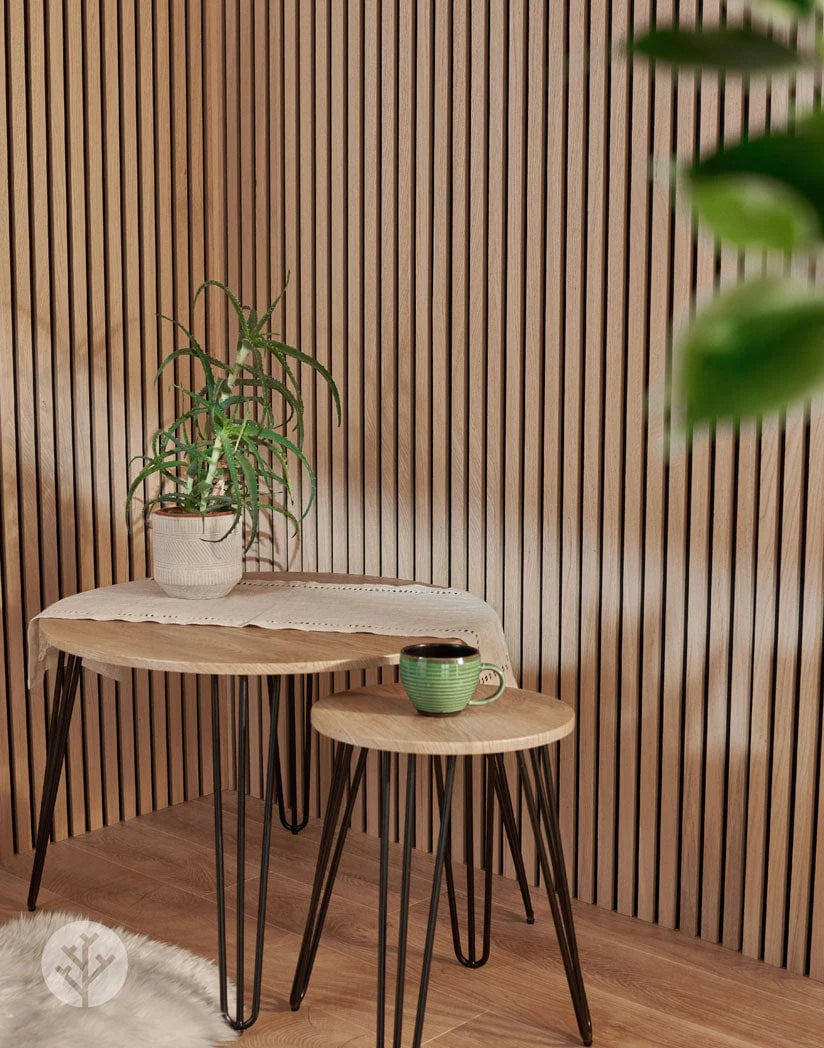 Luxury American Oak Acoustic Slat Wood Wall Panels