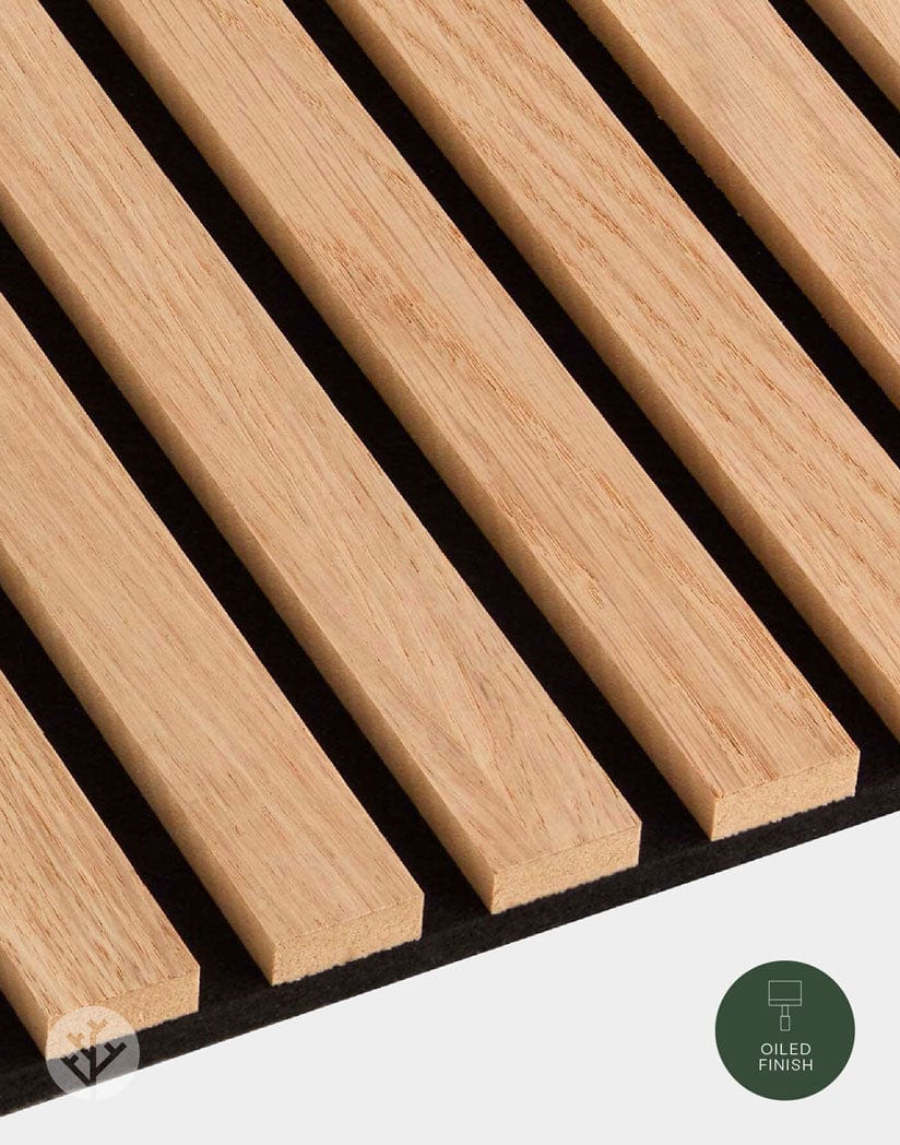 Luxury American Oak Acoustic Slat Wood Wall Panels