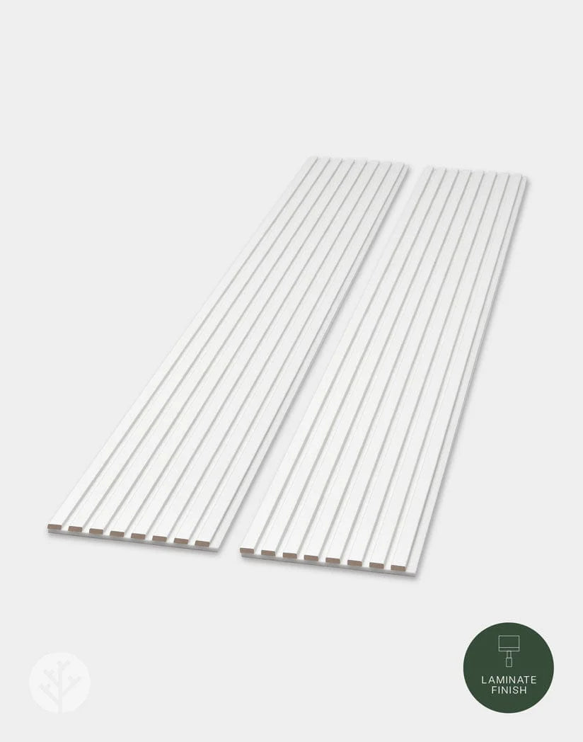 Black Color Matte Acoustic Slat Wall Panels