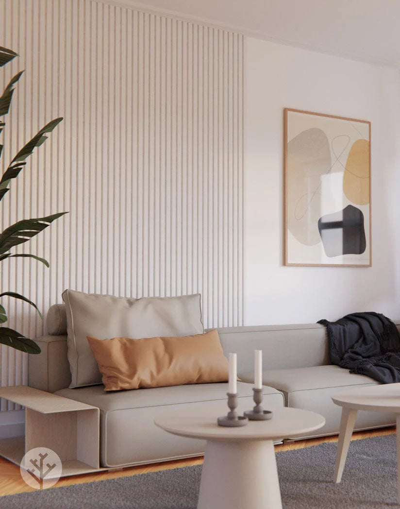 Black Color Matte Acoustic Slat Wall Panels