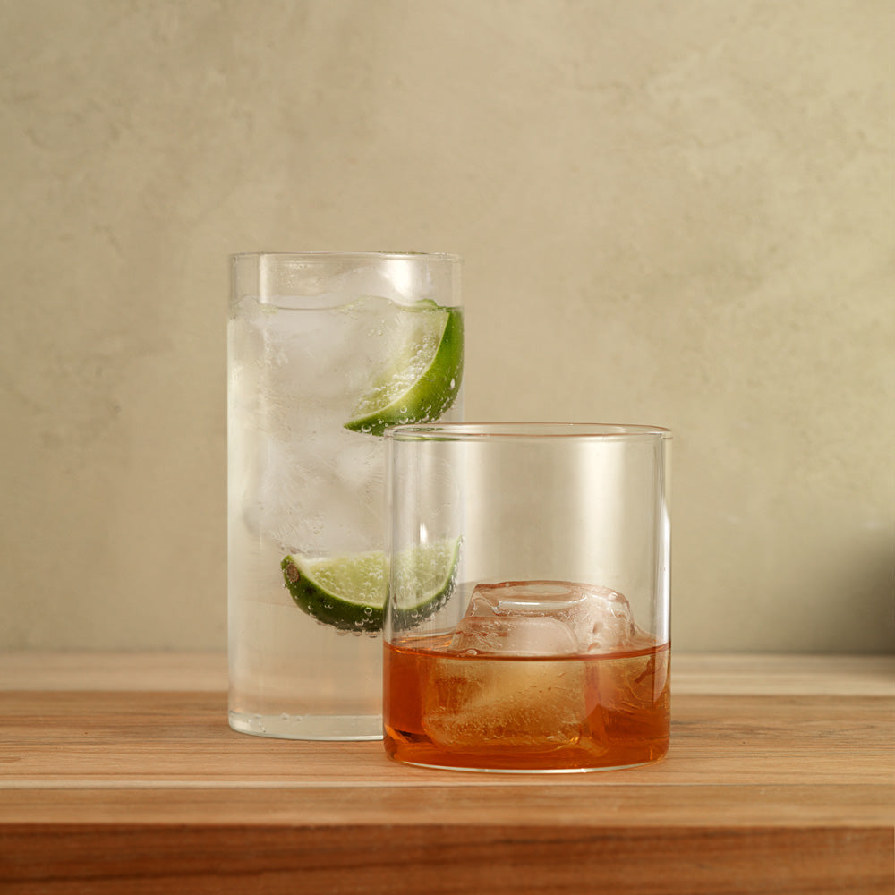 Glass Drinkware Set